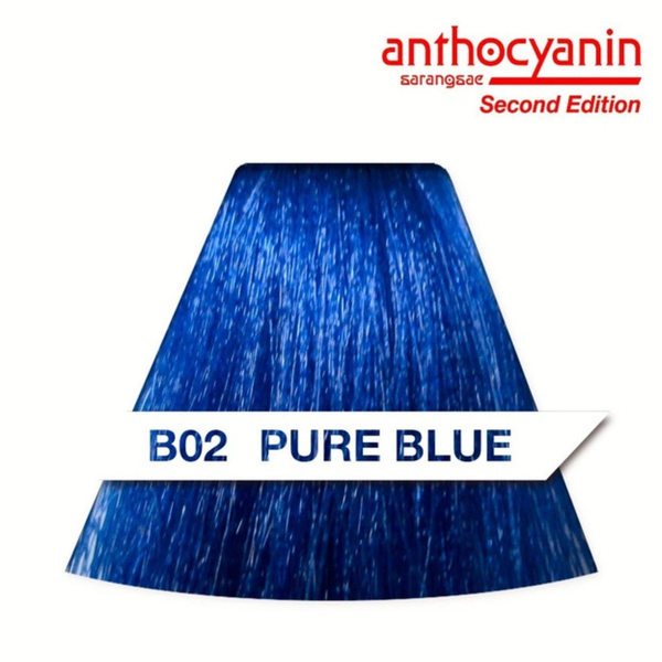 Гелевий прямий пігмент Anthocyanin Second Edition B02 Pure Blue (Синій), 230 мл