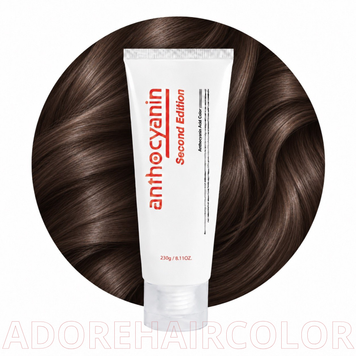Гелевий прямий пігмент Anthocyanin Second Edition W01 Tanning Brown (Темний Коричневий), 230 мл