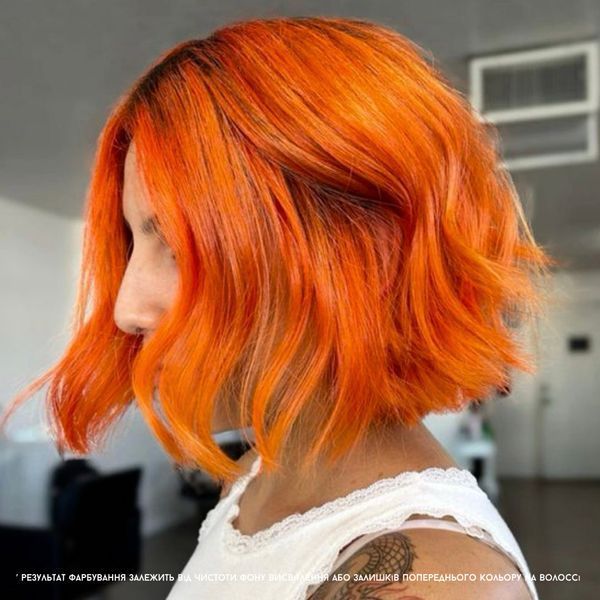 Кремовий фарбник прямої дії Elinor Crazy Orange (Крейзі Помаранчевий), 200 мл