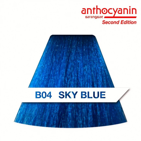 Гелевий прямий пігмент Anthocyanin Second Edition B04 Sky Blue (Блакитний), 230 мл
